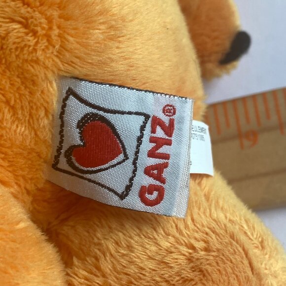 GANZ Sugar Monster Plush Toy 11” Stuffed Animal Vibrant Orange Halloween - Picture 5 of 8